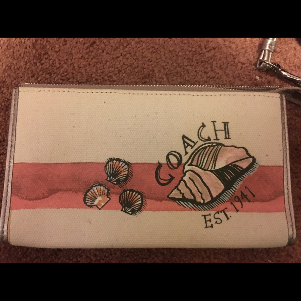 Authentic coach wristlet